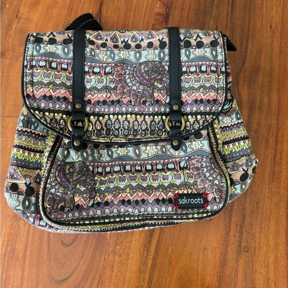 Sakroots Women's Convertible Backpack - Sienna Spirit Desert EUC - Picture 1 of 14